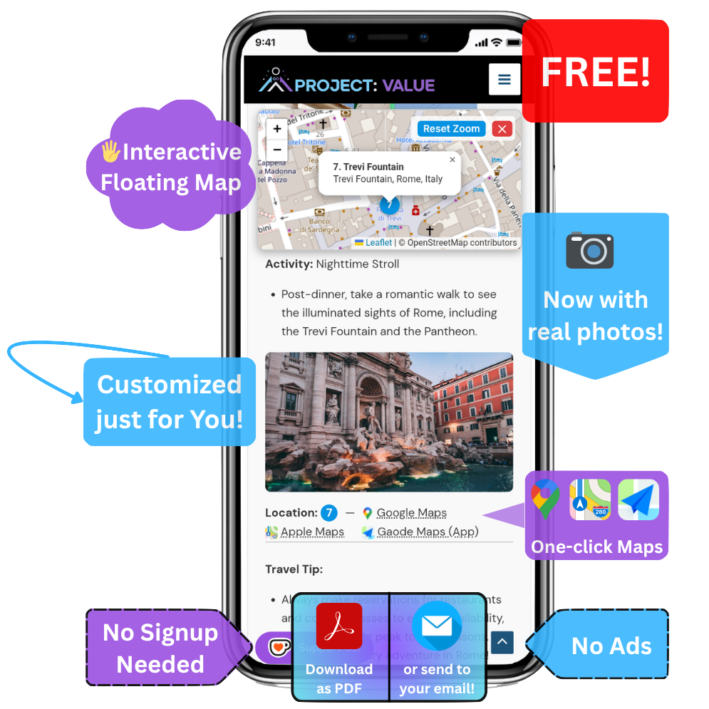 Project VALUE_Trip Planner Features Project VALUE: Trip Planner Features